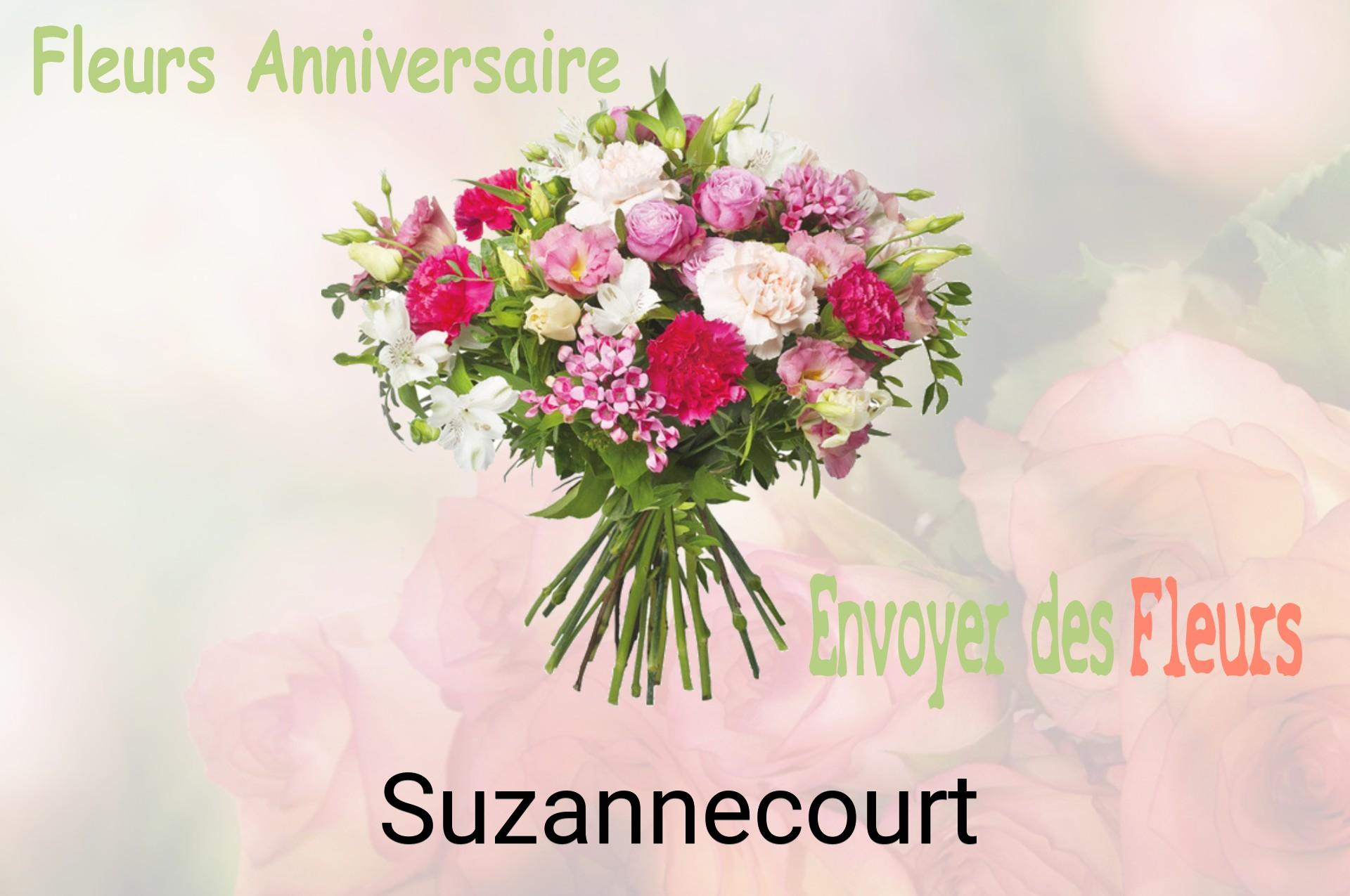Bouquet de fleurs d’anniversaire livré à Suzannecourt